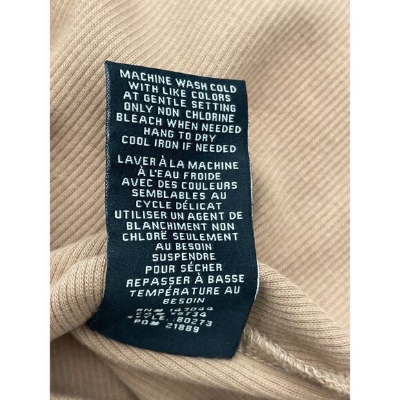 7 For All Mankind Asymmetrical Long Sleeve Bodysuit Size S - Picture 10 of 11